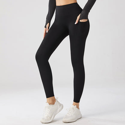 Sportlegging met zakken dames