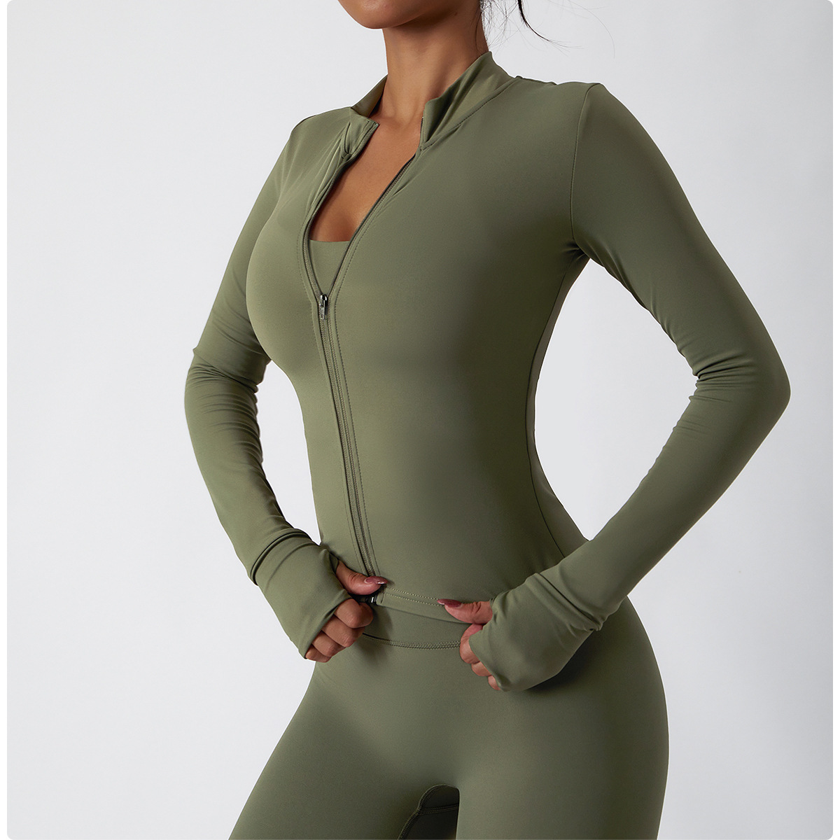 Sportvest dames lange mouw