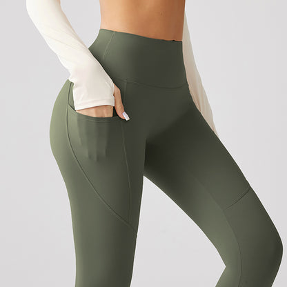 Sportlegging met zakken dames