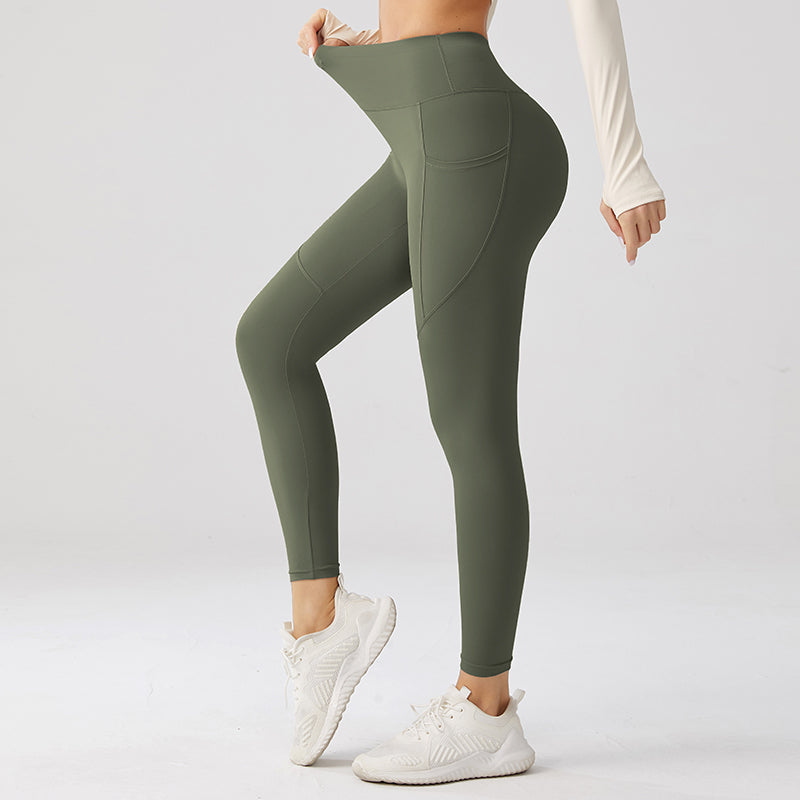 Sportlegging met zakken dames