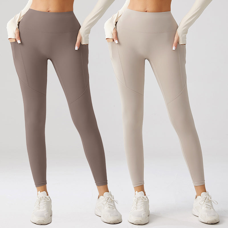 Sportlegging met zakken dames