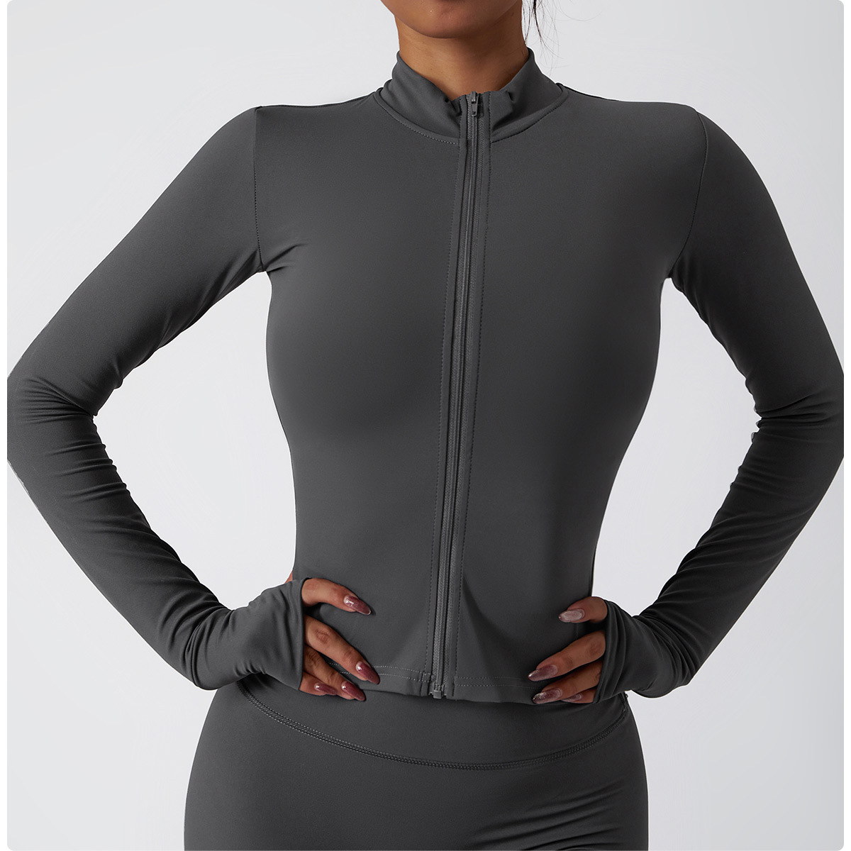 Sportvest dames lange mouw